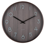 Wall Clock PURE Medium - Walnut Wood