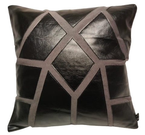 Abstract Cushion 01 - Black