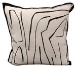 Abstract Cushion 01 - Black / White