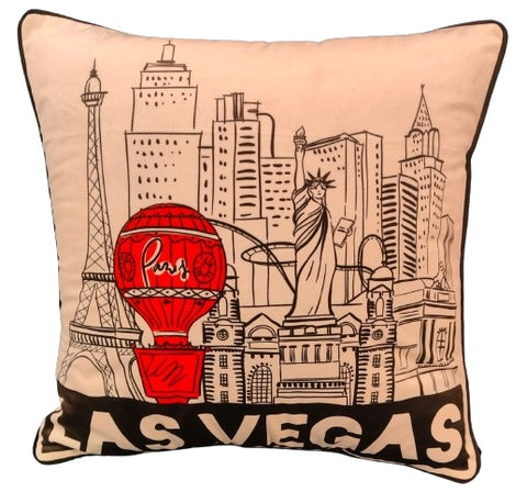 Las Vegas Cushion - White