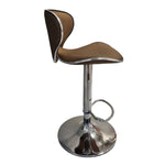 Lotus Adjustable High Bar Chair - Coffee Brown (Indent)