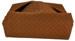 Pleated Tissue Pouch - Lt Brown