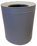 Pleated Waste Paper Bin - Grey