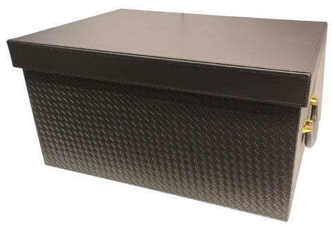 Pleated Storage Box - Black