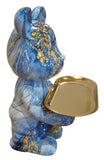 Bear w Tray - Galaxy Blue