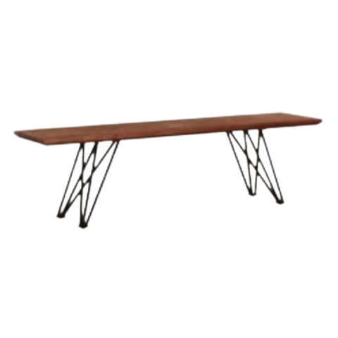 Prism Live Edge Dining Bench 160cm - Indent